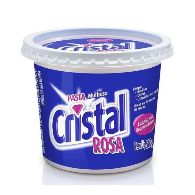 Pasta Cristal Rosa 500g