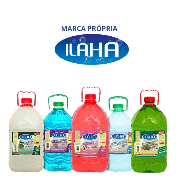 Linha Desinfetantes Ilaha