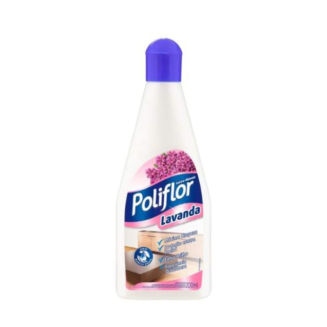 Lustra Móveis Lavanda 200ml POLIFLOR