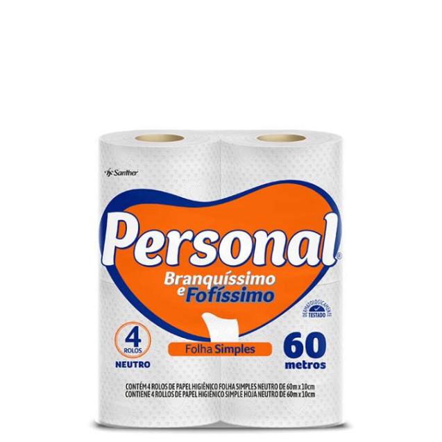 Papel Higiênico folha simples PERSONAL