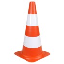 Cone Laranja e Branco 50 cm