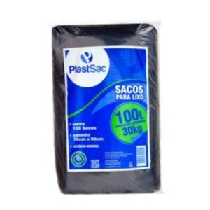Sacos de Lixo 100L Extra Super Pesado (Suporta 30 Kg)