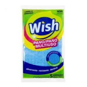 Pano Multiuso Wish (Tipo Perfex) Pct/5
