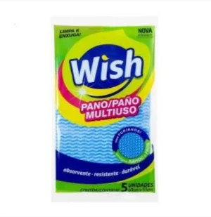 Pano Multiuso Wish (Tipo Perfex) Pct/5