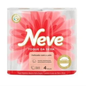 Papel Higiênico Neve folha dupla c/4