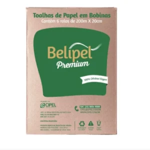 Papel Toalha Bobina 100% Celulose