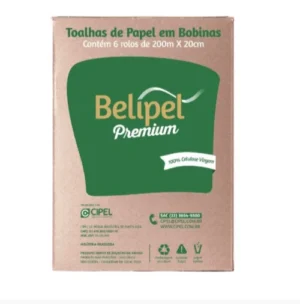 Papel Toalha Bobina 100% Celulose