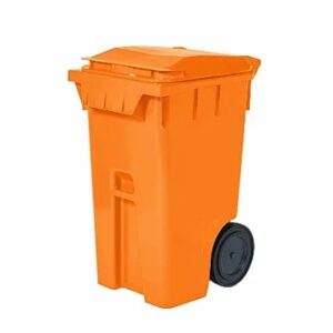 Coletor de Lixo 240L Americano Laranja Contemar