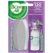 Aparelho e Mini Bom Ar Aerossol 12ml Lavanda