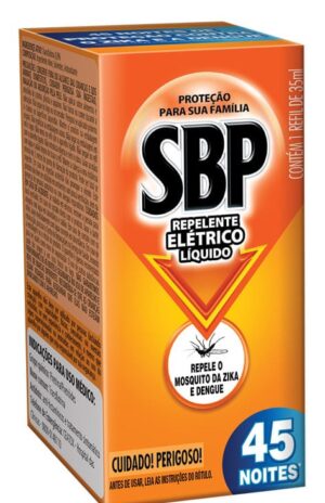 Refil Repelente Eletrico 45 noites SBP c/ 1un