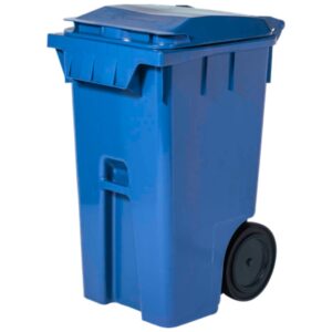 Coletor de Lixo 240L Americano Contemar Azul