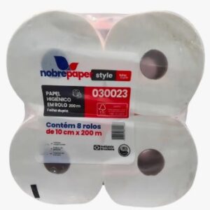 Papel Higiênico Rolão F. Dupla c/ 8 Rolos - Nobrepaper
