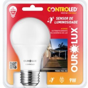 Lâmpada c/ Fotocélula 9w Branca