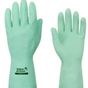 Luva de Látex Reforçada Tam M Verde